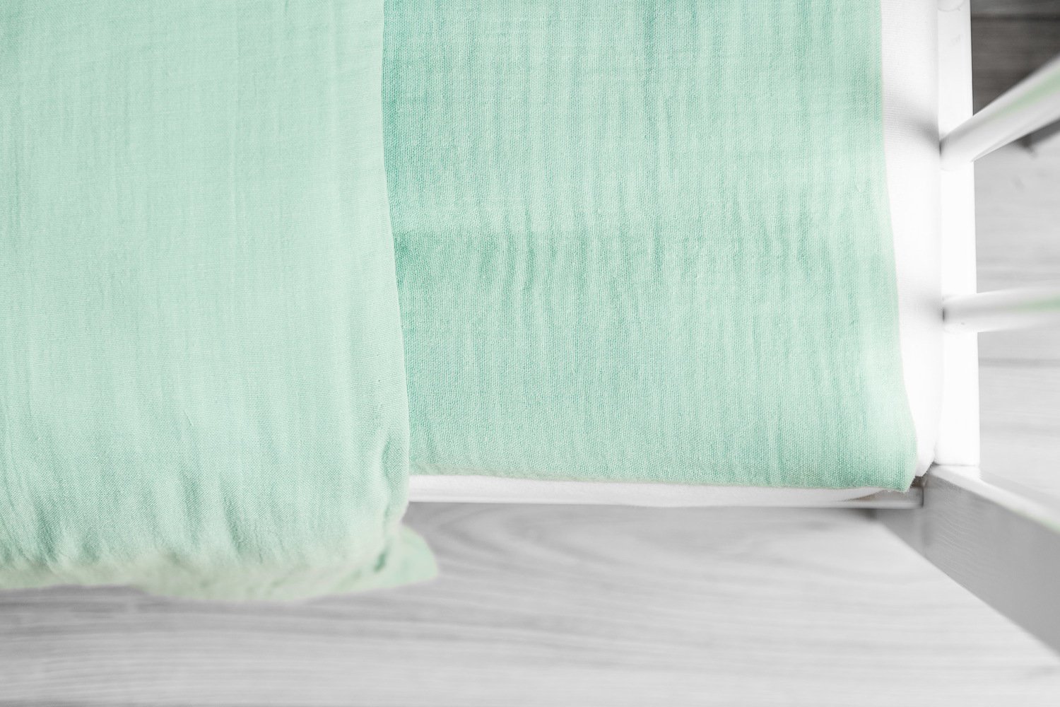 Σετ Παπλωματοθήκη - Μαξιλαροθήκη Muslin Sensillo Mint - Image 2