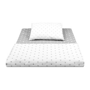 Σετ Παπ/θήκη και Μαξι/θήκη 100x135cm Stars White Maboo