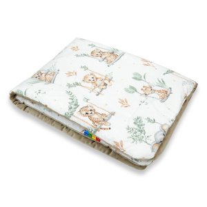 Κουβέρτα 2 Όψεων 75x100cm Velvet Happy Savanna Maboo