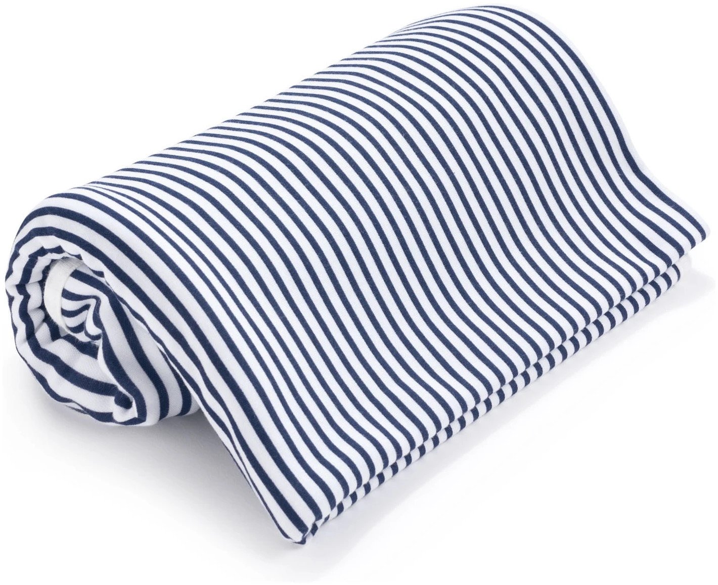 Κουβέρτα Διπλής Όψεως 75x100cm Interlock Navy Blue Stripes - Image 4