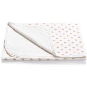 Κουβέρτα Διπλής Όψεως 75x100cm Interlock Beige Stars