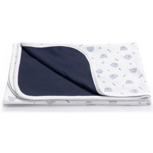 Κουβέρτα Διπλής Όψεως 75x100cm Interlock Bear Blue