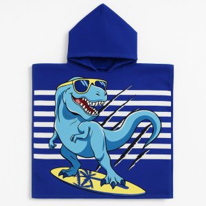 Πόντσο Παιδικό 56x58cm Blue Dragon