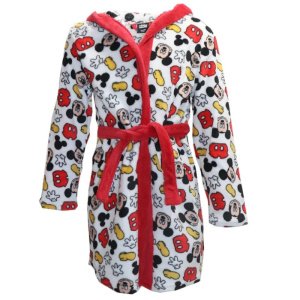 Παιδικό Μπουρνούζι με Κουκούλα Mickey White Red