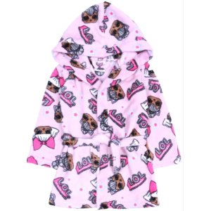 Παιδικό Μπουρνούζι με Κουκούλα Microfiber Pink LOL