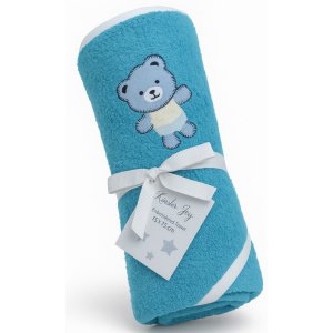 Μπουρνουζοπετσέτα με Κουκούλα 75x75cm Beboulino Turquoise Bear Fr