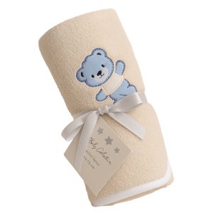 Μπουρνουζοπετσέτα με Κουκούλα 75x75cm Beboulino Beige Bear Fr