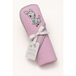 Μπουρνουζοπετσέτα με Κουκούλα 75x75cm Beboulino Gary Fr Pink