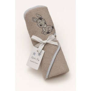 Μπουρνουζοπετσέτα με Κουκούλα 75x75cm Beboulino Gary Fr Beige