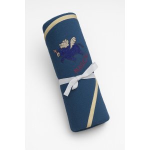Μπουρνουζοπετσέτα με Κουκούλα 75x75cm Beboulino Unicorn Fr Blue
