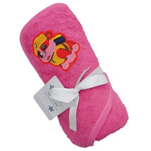 Μπουρνουζοπετσέτα με Κουκούλα 75x75cm Beboulino Patrol Pink Fr