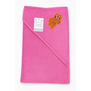 Μπουρνουζοπετσέτα με Κουκούλα 75x75cm Beboulino Angry Pink Fr