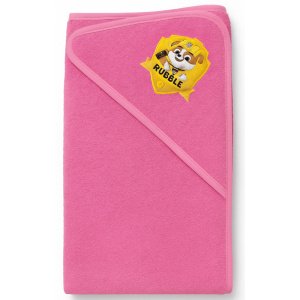 Μπουρνουζοπετσέτα με Κουκούλα 75x75cm Beboulino Rubble Pink Fr