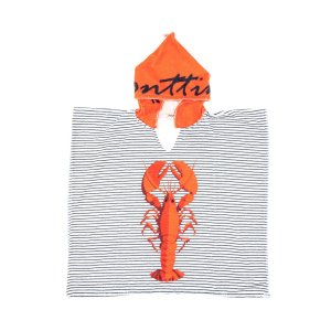 Πόντσο - Μπουρνούζι με Κουκούλα 125x0,65cm Lobster Monttini Kids