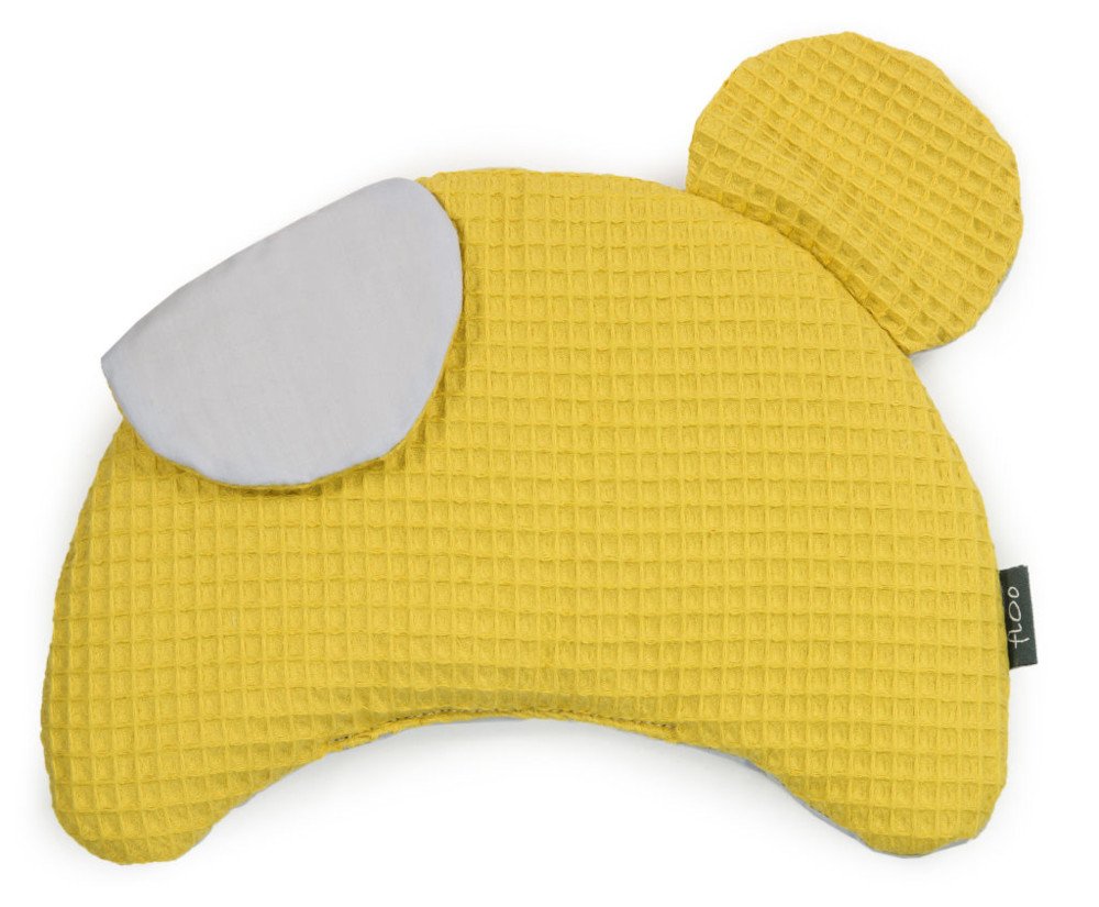 Μαξιλάρι Bear Poofi For Baby Gofre Yellow