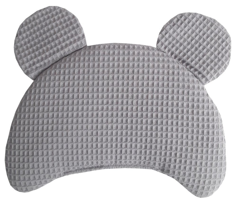 Μαξιλάρι Bear Poofi For Baby Gofre Dark Grey - Image 2