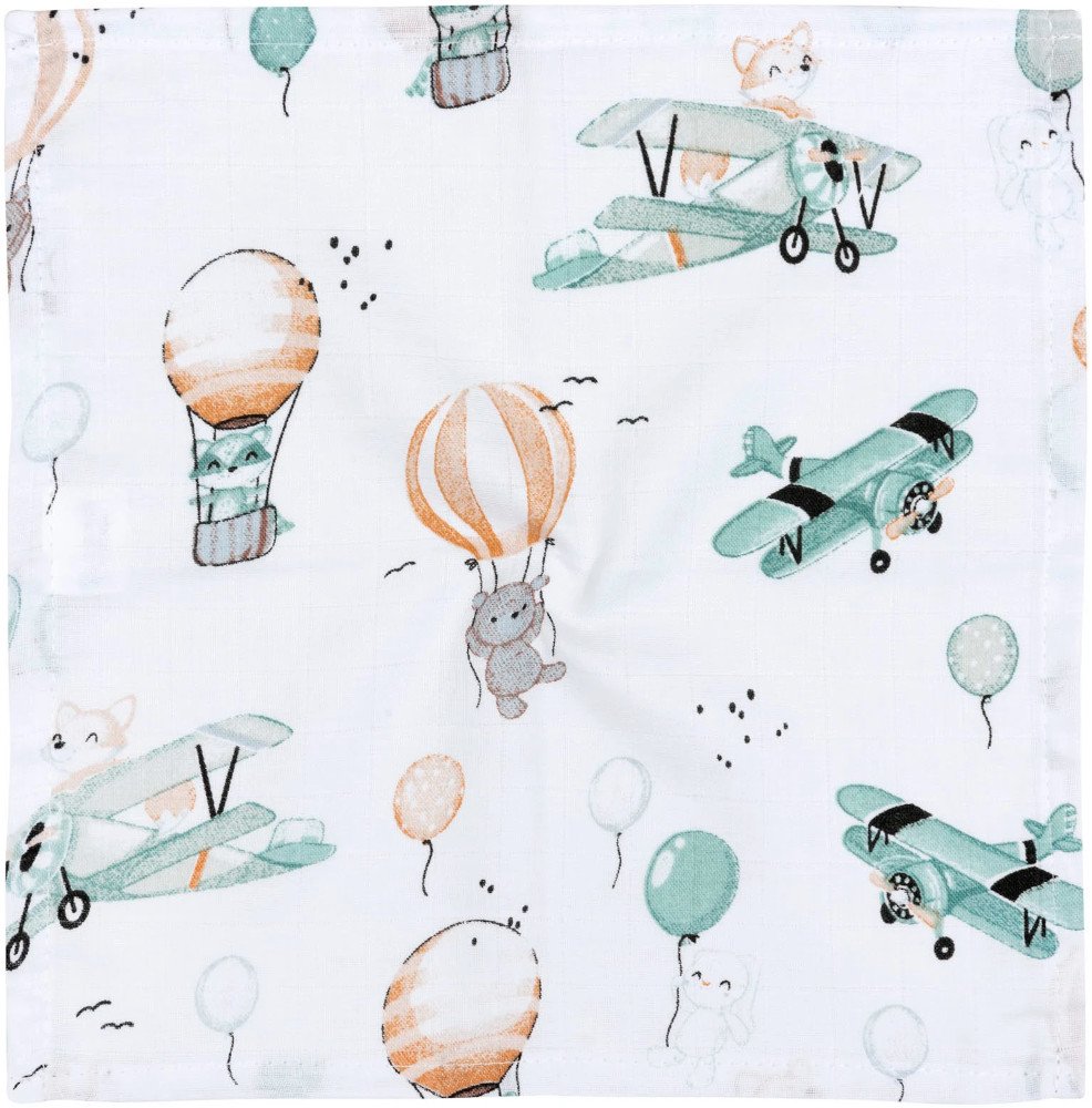 Πάνες Μουσελίνας 3τμχ 30x30cm Balloon Travel - Image 3