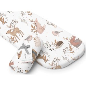 Σεντόνι με Λάστιχο Αντιαλλεργικό 35x70cm Forest Friend Stories Beige