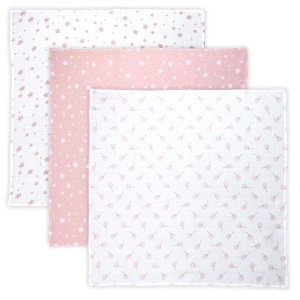 Πάνες Αγκαλιάς Σετ 3τμχ Muslin Trio Lorelli Rose Mix