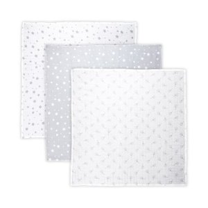 Πάνες Αγκαλιάς Σετ 3τμχ Muslin Trio Lorelli Grey Mix 23