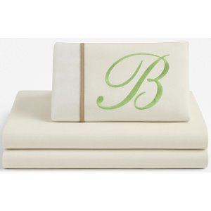 Σεντόνια Λίκνου 2τμχ 60x100cm με Μαξιλαροθήκη Beboulino White Ecru