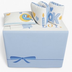 Σετ Ύπνου 6τμχ Blue Small It's a Boy Beboulino