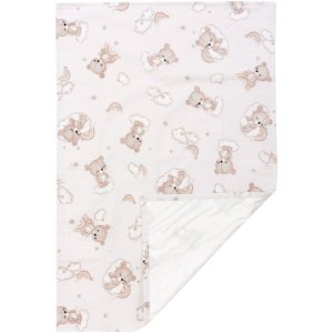 Σελτεδάκι - Πάνα Flannel με Μεμβράνη 75x50cm Teddy Clouds