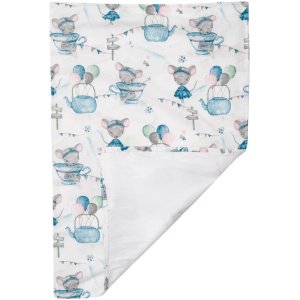 Σελτεδάκι - Πάνα Flannel με Μεμβράνη 75x50cm Mouse