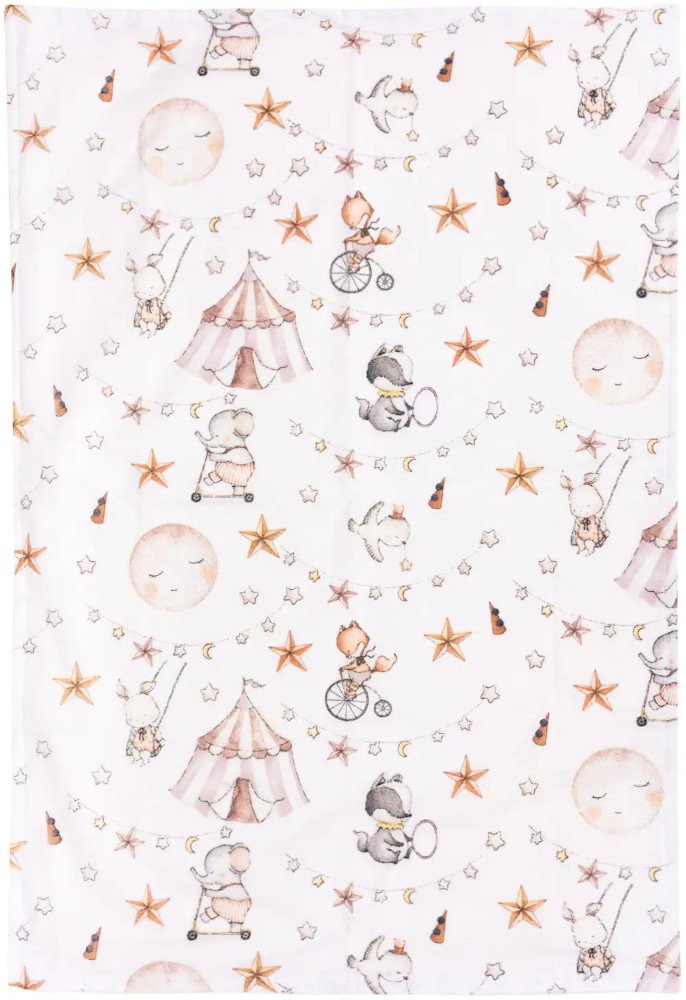 Σελτεδάκι - Πάνα Flannel με Μεμβράνη 75x50cm Candy Circus - Image 2