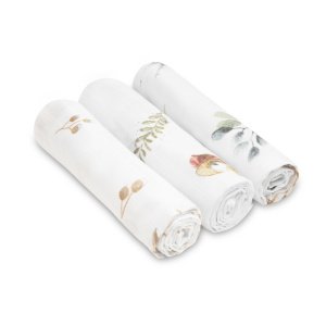 Πάνες Μουσελίνες Σετ 3τμχ 70x80cm Sensillo White