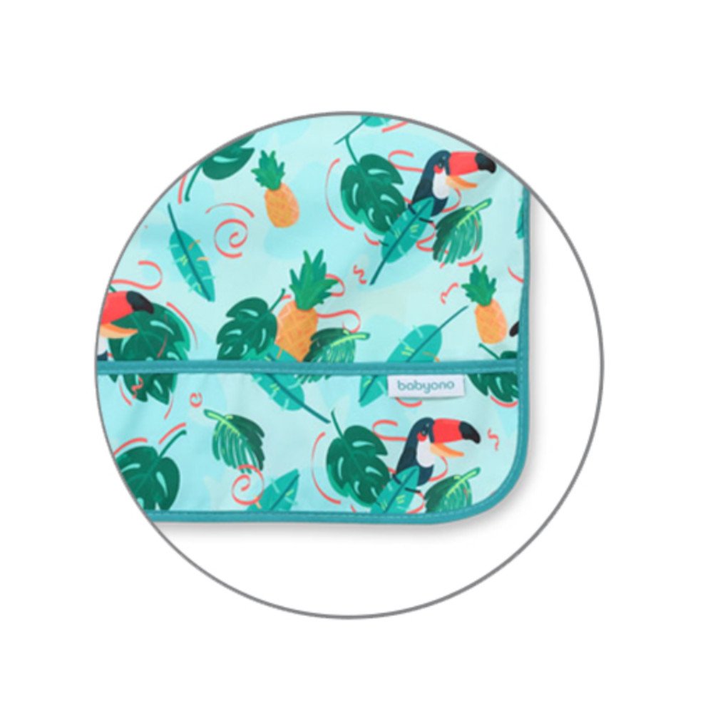 Σαλιάρα Αδιάβροχη με Μανίκια Babyono Toucans 1476/ - Image 4