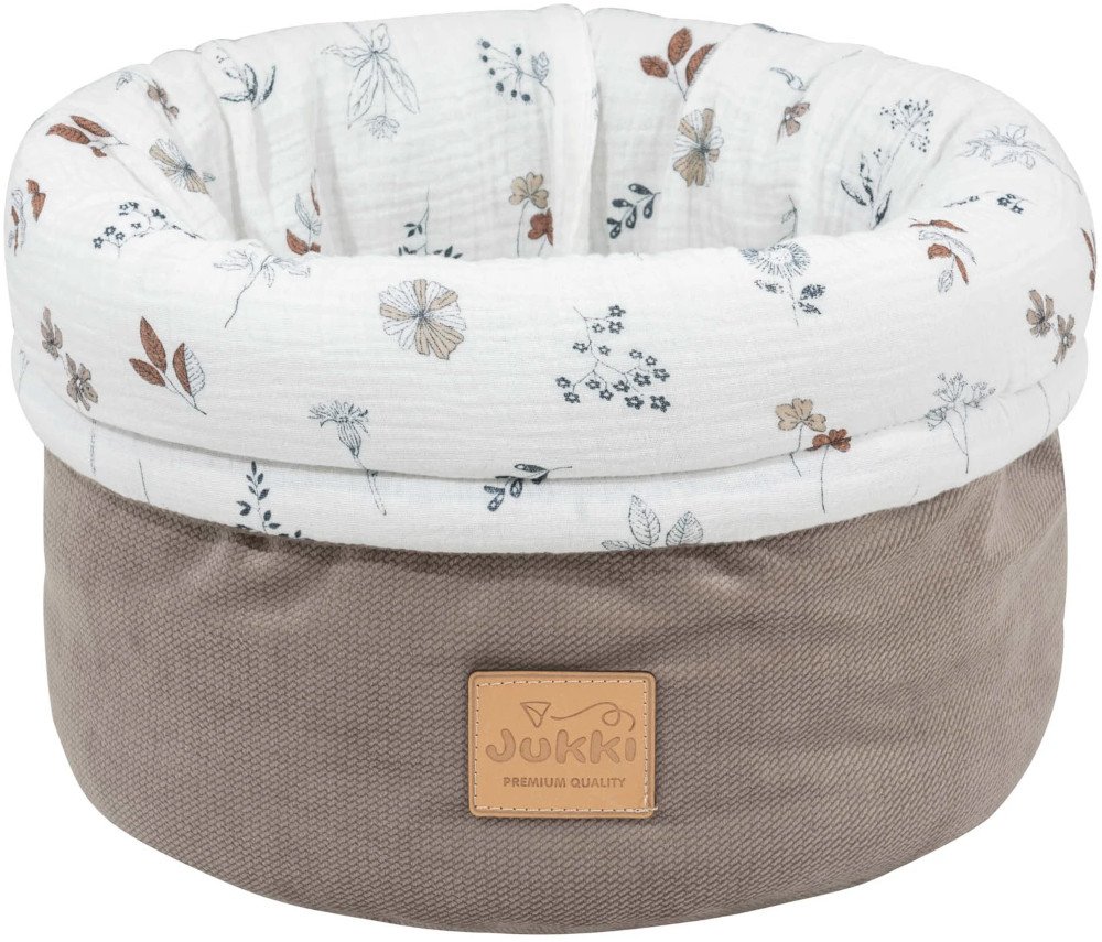 Καλαθάκι Αποθήκευσης Muslin Velvet Simpy Nature Latte