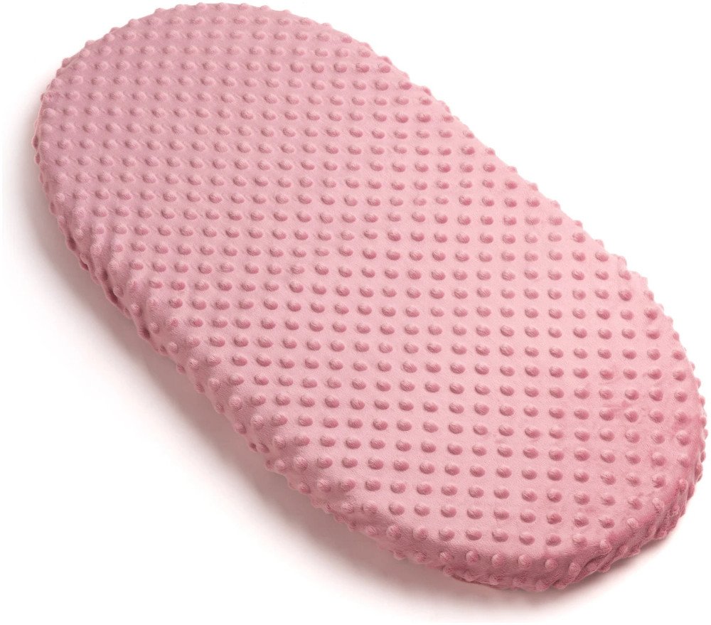 Σεντόνι Βαμβακερό με Λάστιχο 80x40cm Minky Pink