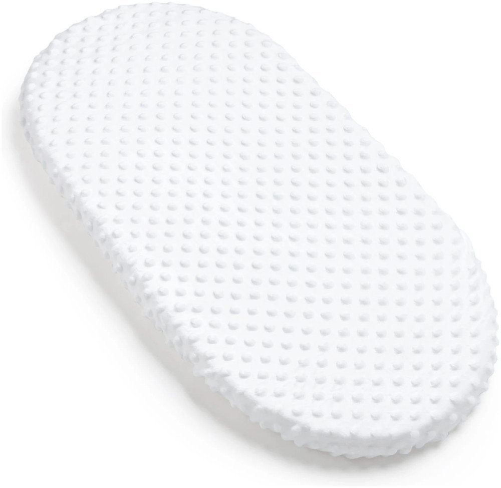 Σεντόνι Βαμβακερό με Λάστιχο 80x40cm Minky White