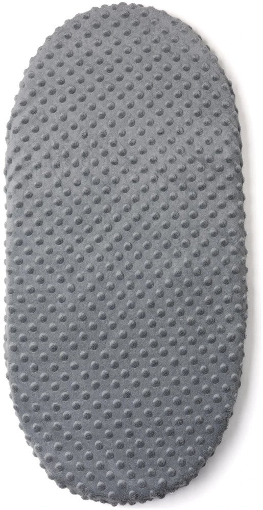 Σεντόνι Βαμβακερό με Λάστιχο 80x40cm Minky Dark Grey - Image 2