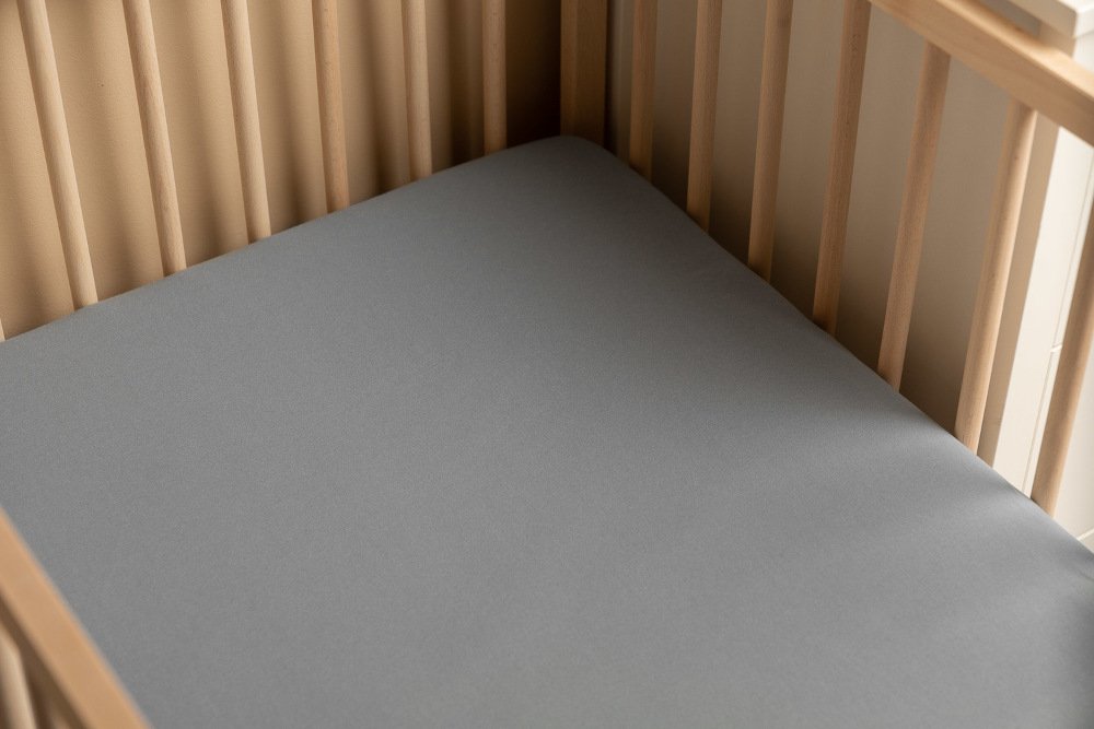 Σεντόνι με Λάστιχο 60x120m Bamboo Sensillo Grey - Image 3