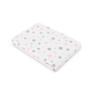 Σεντόνι με Λάστιχο 60x120cm Sensillo Stars Pink