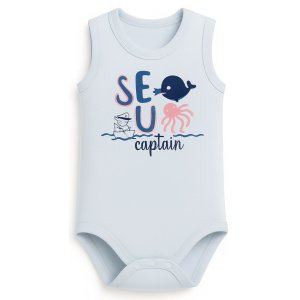 Κορμάκι Αμάνικο Sea Captain Venere White
