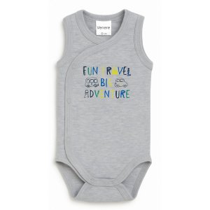 Κορμάκι Αμάνικο Fun Travel Venere Grey