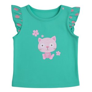 Μπλουζάκι Καλοκαιρινό LullaBy Green Rabbit
