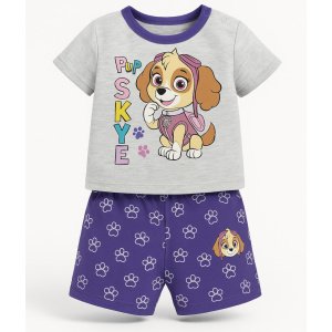 Μπλουζάκι με Σορτσάκι Paw Patrol Purple