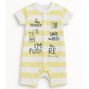 Κορμάκι Καλοκαιρινό Save the Bees Polo Yellow