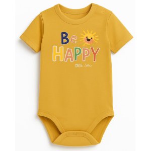 Κορμάκι Κοντομάνικο Be Happy Venere Yellow