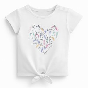 T-shirt Μπλουζάκι Hello Uniqshine Venere White