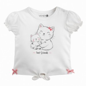 T-shirt Μπλουζάκι Best Friends Venere White