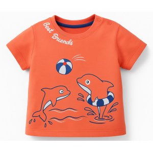 T-shirt Μπλουζάκι Dolphin Venere Orange