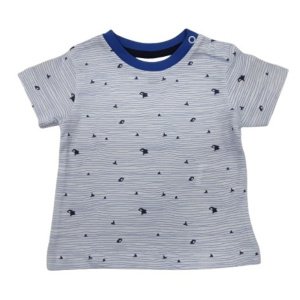 T-shirt Μπλουζάκι Baby Boy Dolphin Venere Grey Blue