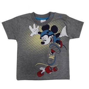 T-shirt Μπλουζάκι Καλοκαιρινό Mickey Beboulino Grey