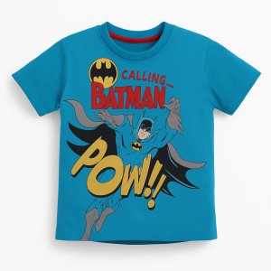 T-shirt Μπλουζάκι Κοντομάνικο Batman Blue