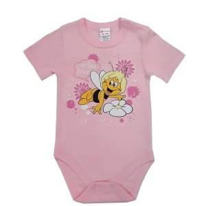 Κορμάκι Κοντομάνικο Summer Bees Beboulino Pink